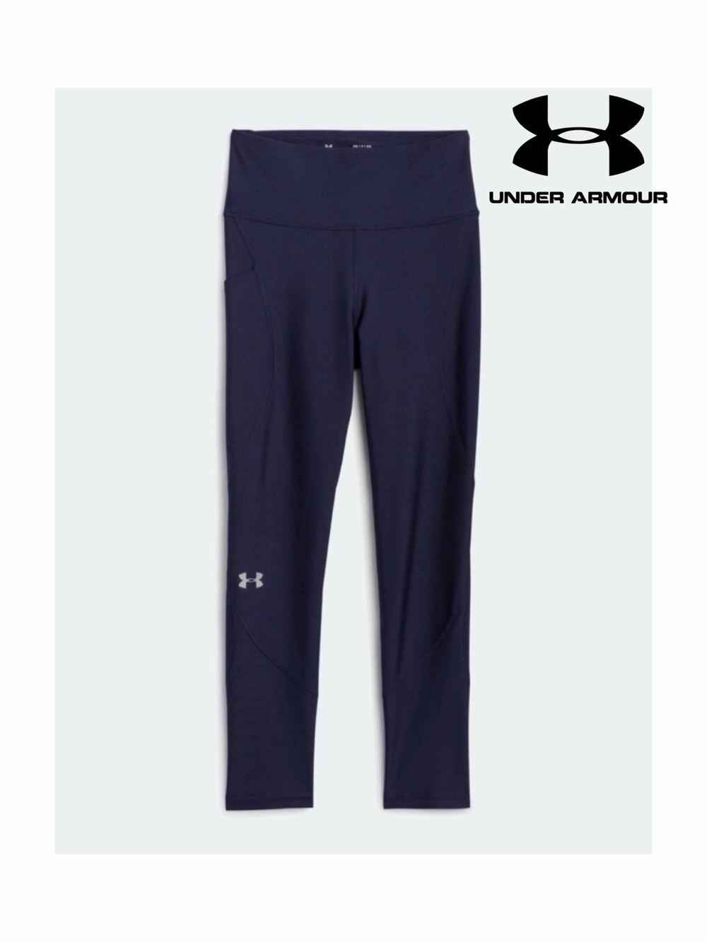 Under Armour Team 7/8 Ankle Crop Performance Legging w/ Pockets